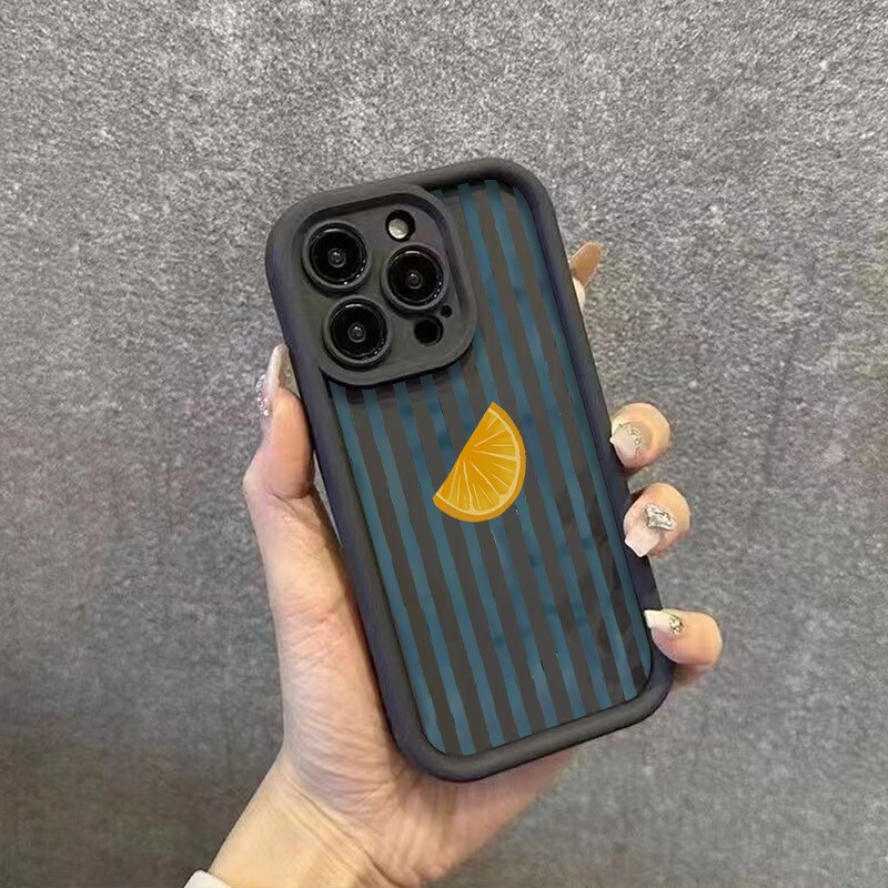 ストライプレモン柄スマホケース iPhone 17 16 1 - Phone Cases Protective のレビューと価格