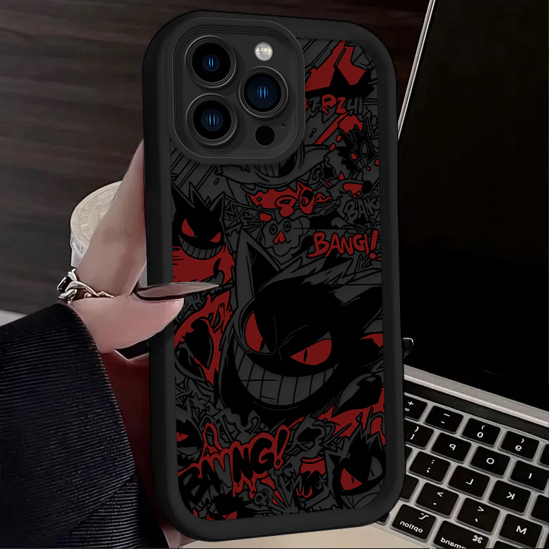 ポケモン ゲンガー グラフィティ スマホケース iPhone - Phone Cases Protective のレビューと価格