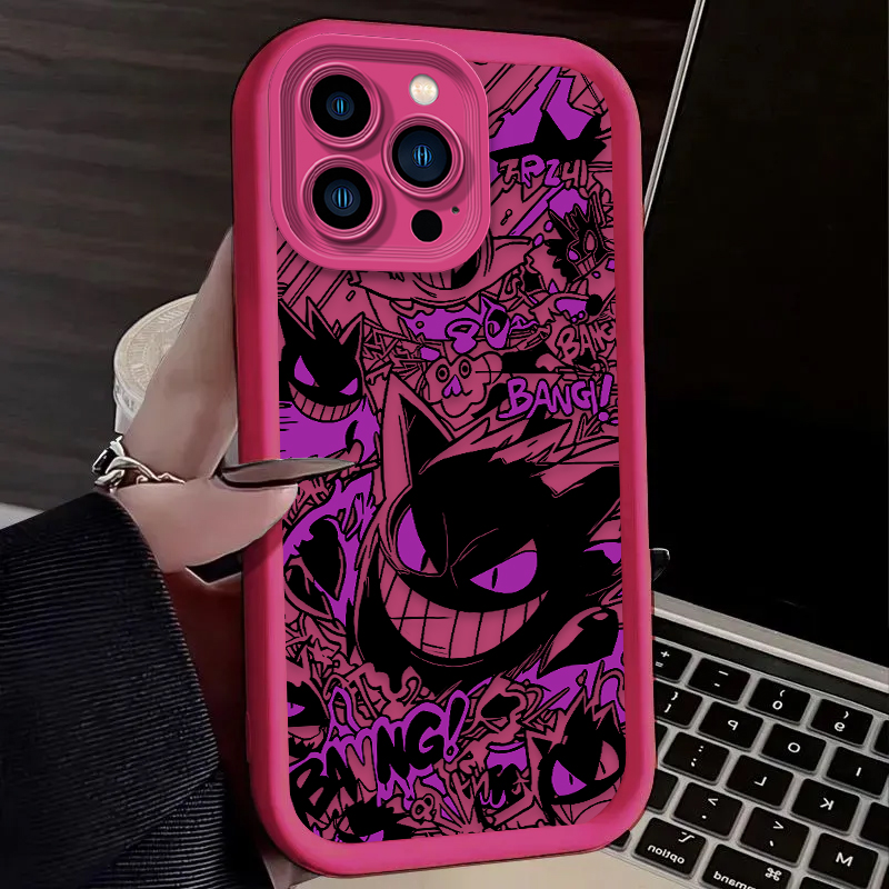 ポケモン ゲンガー グラフィティ スマホケース iPhone - Phone Cases Protective のレビューと価格