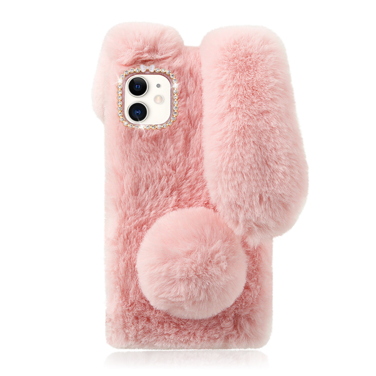iPhone 12 mini 5.4対応 ソフトバニー耳付き - Phone Cases Protective のレビューと価格