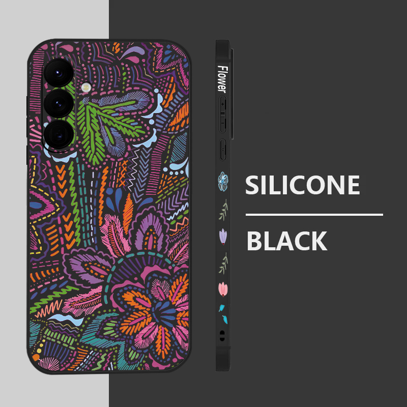 花柄フローラルパターンのスマホケース Samsung Gal - Phone Cases Samsung S25 Fe のレビューと価格