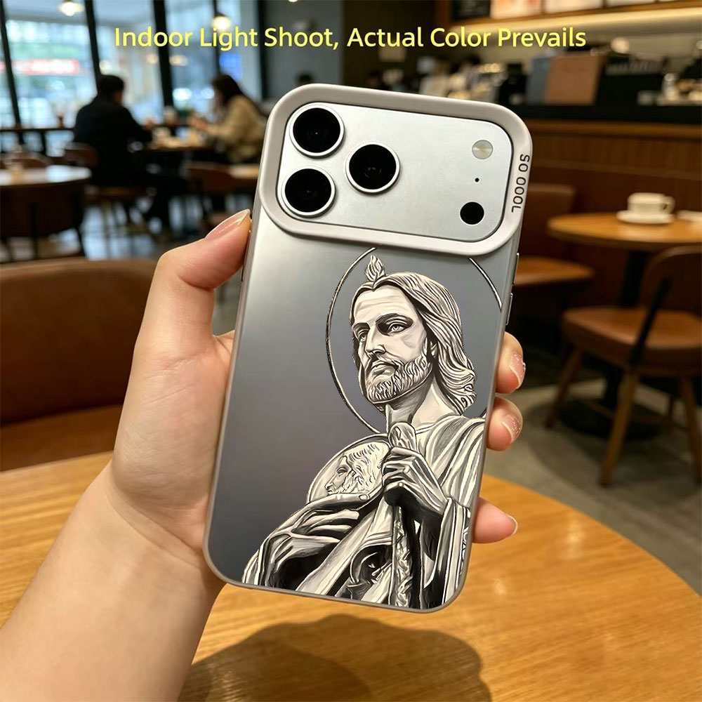 サン・ジュダス・タデオ柄デザインのiPhoneケース（iPh - Phone Cases For Iphone 12 Pro Max のレビューと価格