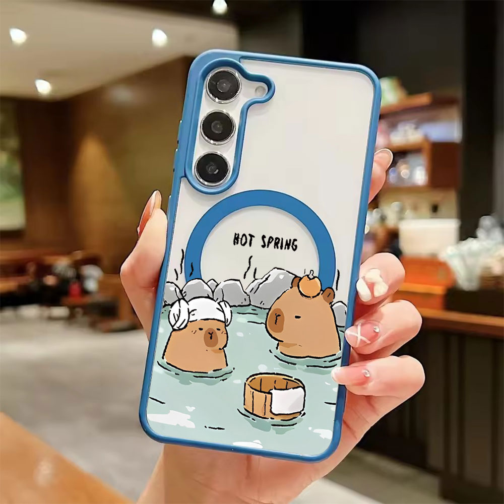 カラートランスペアレント磁気吸着スマホケース Samsung - Phone Cases Samsung S25 Fe のレビューと価格