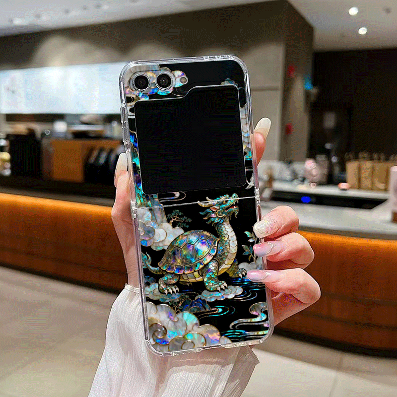 スタイリッシュな虎と龍の大理石模様のスマホケース、Samsu - Phone Cases Z Fold 6 のレビューと価格
