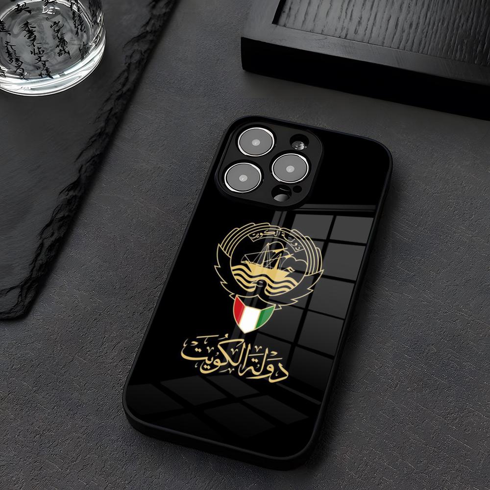 クウェート国旗地図柄スマホケースガラス製 iPhone 12 - Phone Cases Kuwait のレビューと価格