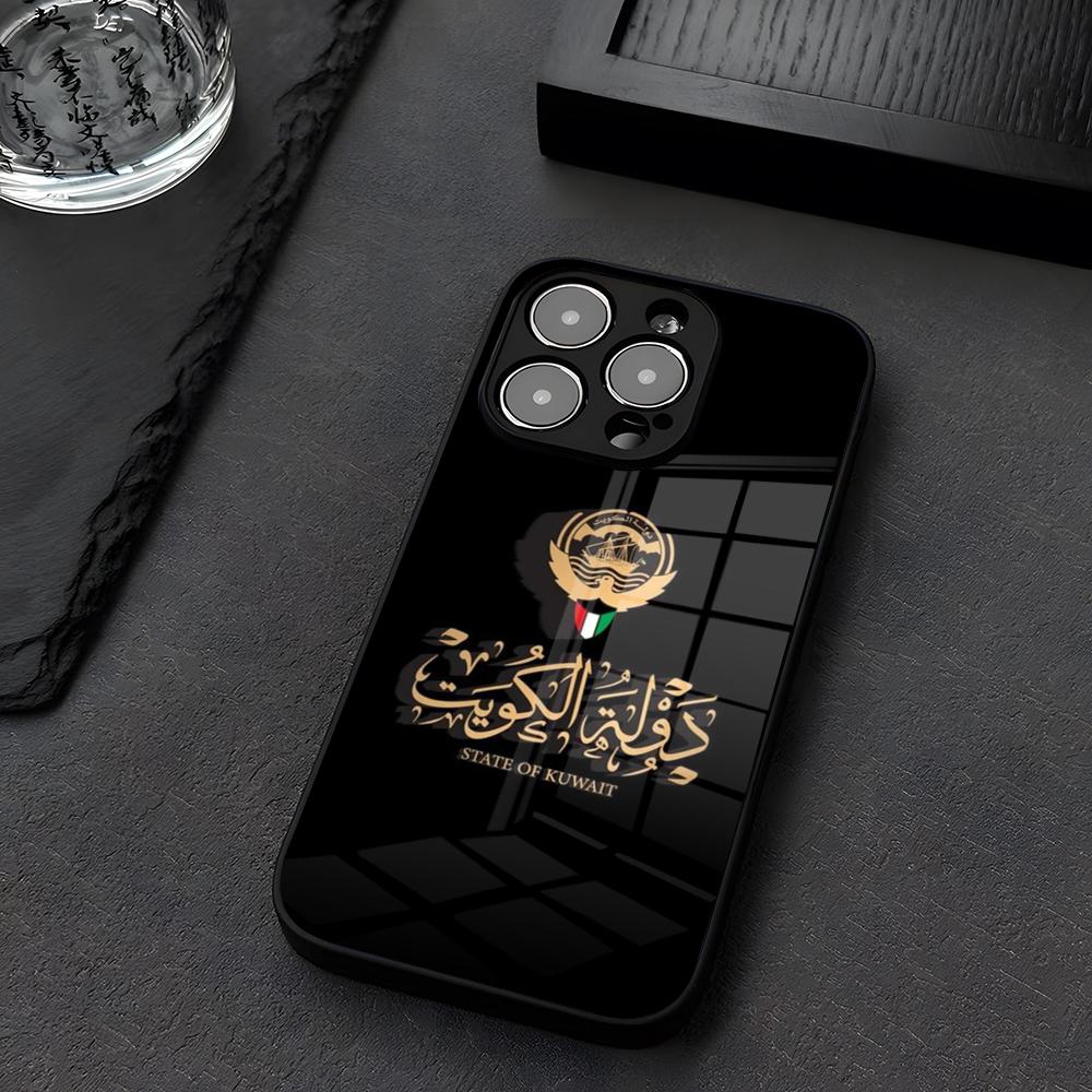 クウェート国旗地図柄スマホケースガラス製 iPhone 12 - Phone Cases Kuwait のレビューと価格