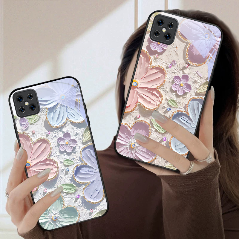 クリームガーデンフラワーレルム OPPO Reno 13/R - Phone Cases Realme のレビューと価格
