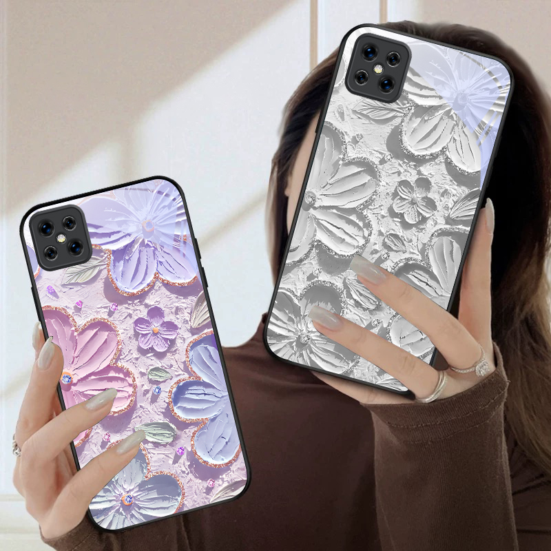 クリームガーデンフラワーレルム OPPO Reno 13/R - Phone Cases Realme のレビューと価格