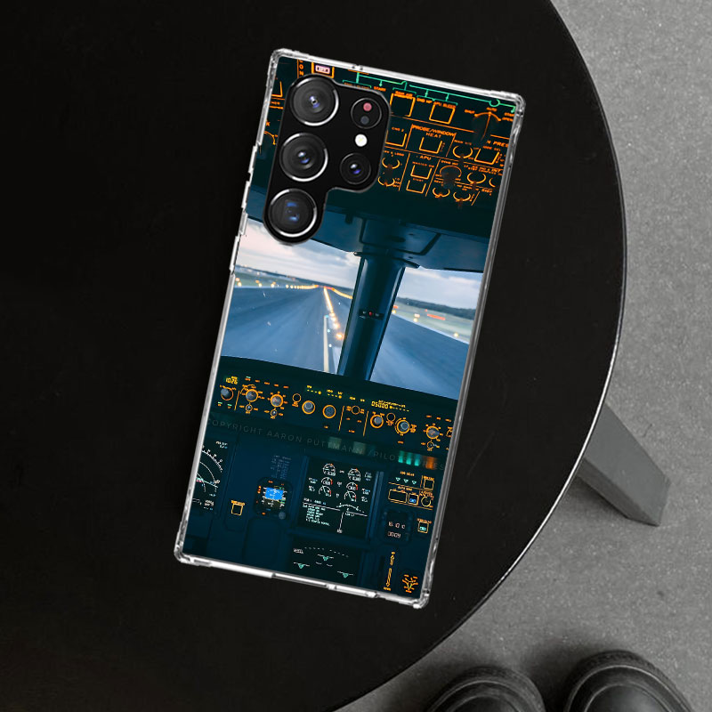 航空機飛行機パイロットコックピット電話ケースカバー Sams - Phone Cases Aviation のレビューと価格