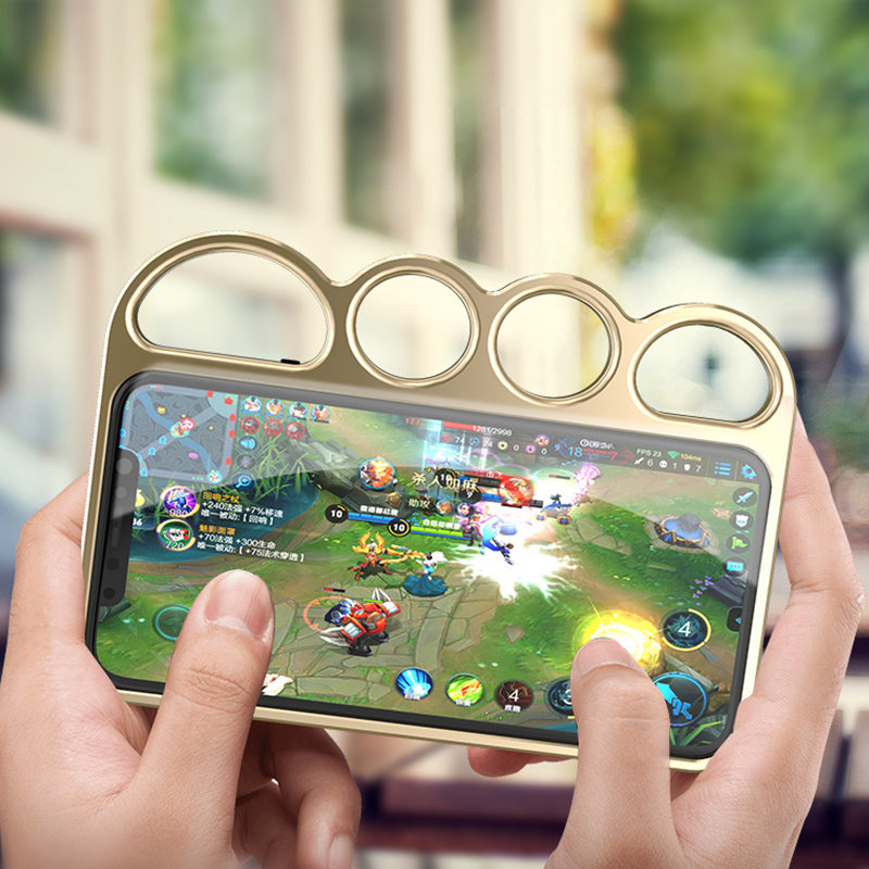 ファッションカラフル航空アルミ耐衝撃ボーダーフィンガーリング - Phone Cases Aviation のレビューと価格