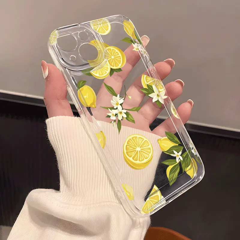 サマーフルーツレモンフラワークリアスマホケース Samsun - Phone Cases Samsung S25 Fe のレビューと価格
