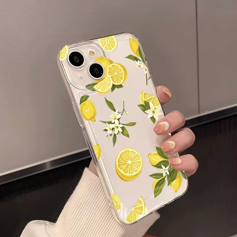 サマーフルーツレモンフラワークリアスマホケース Samsun - Phone Cases Samsung S25 Fe のレビューと価格