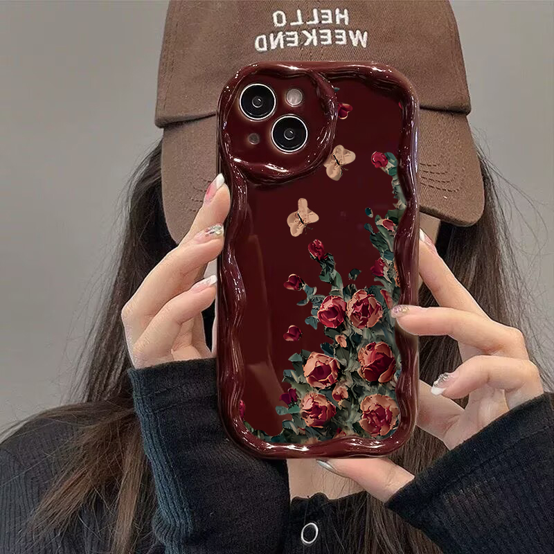 レトロな油絵風花柄スマホケース iPhone 17 16 1 - Phone Cases Luxury のレビューと価格